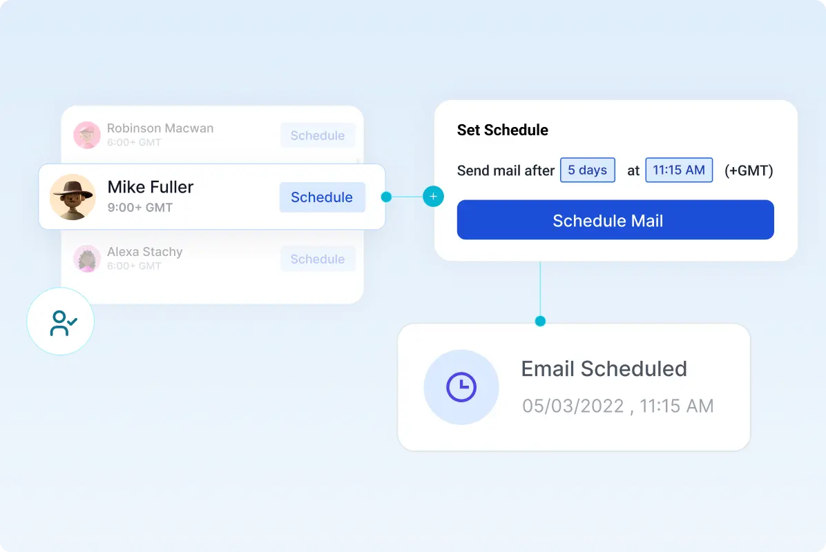 Time Zone Sending — Contact prospects in their time zone