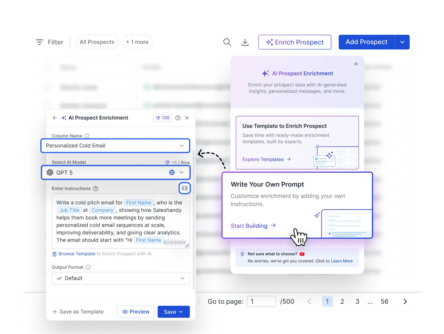 Custom Prompts — Enrich Using Your Own Prompts